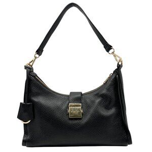Radley London Black Pebbled Leather Sloane Street Shoulder Bag